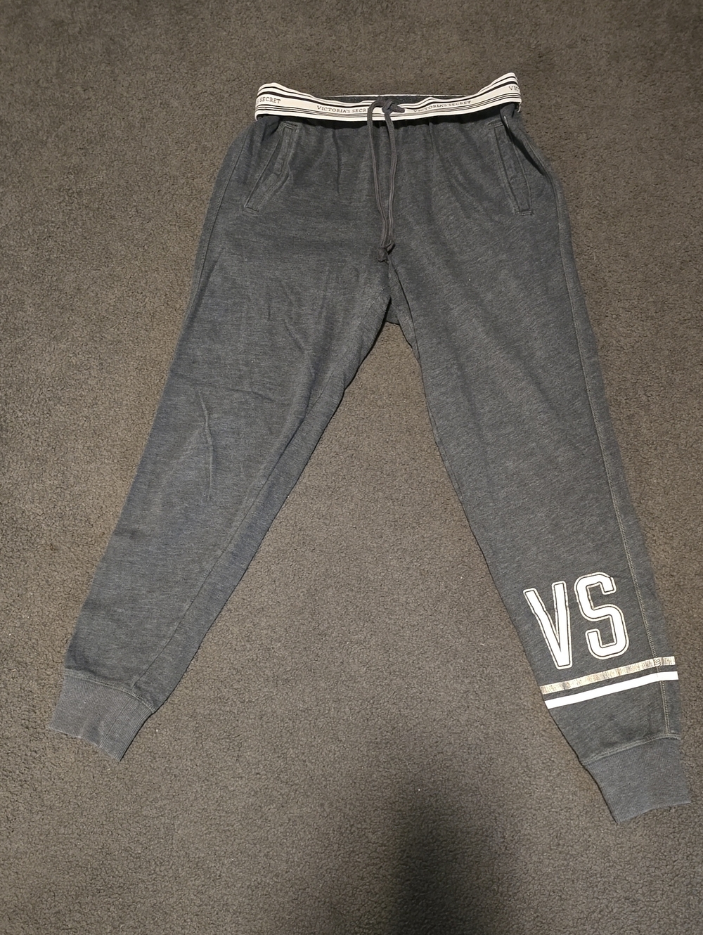 Victoria's Secret Gray Girls' Jogger Sweatpants with VS Logo
